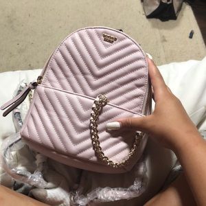 Light pink mini backpack, Victoria’s secret